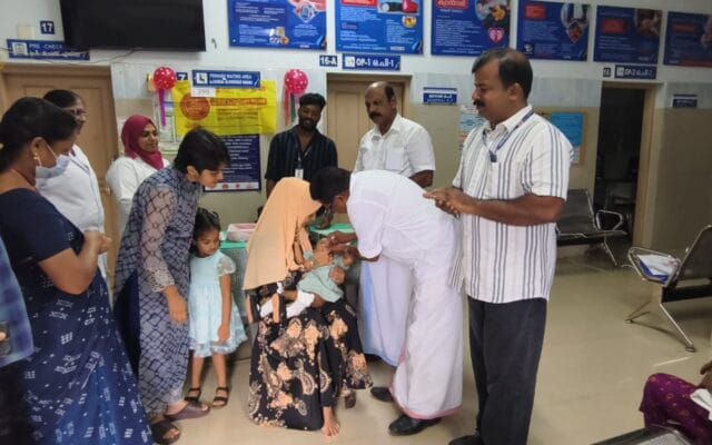 പൾസ് പോളിയോ നിർമ്മാർജ്ജന പരിപാടിക്ക് കണ്ണൂർ ജില്ലയിൽ വിപുലമായ തുടക്കം; പായം പഞ്ചായത്ത് തല ഉദ്ഘാടനം പഞ്ചായത്ത് പ്രസിഡന്റ് അഡ്വക്കേറ്റ് എം. വിനോദ് കുമാർ നിർവഹിച്ചു