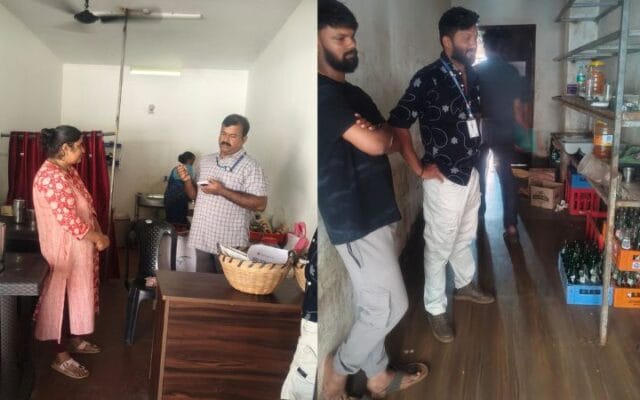 പായം പഞ്ചായത്തിൽ ‘ഹെൽത്തി കേരള’പരിശോധന: വൃത്തിഹീനമായ സ്ഥാപനങ്ങൾക്ക് പിഴയും നോട്ടീസും