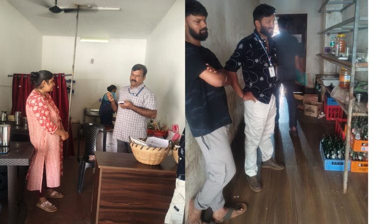 പായം പഞ്ചായത്തിൽ ‘ഹെൽത്തി കേരള’പരിശോധന: വൃത്തിഹീനമായ സ്ഥാപനങ്ങൾക്ക് പിഴയും നോട്ടീസും