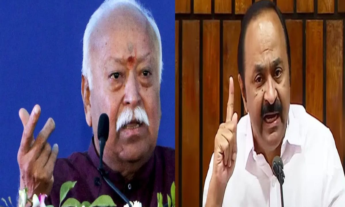 മോഹൻ ഭാഗവതിന്റെ പരിപാടിയിൽ കേരളത്തിലെ വി.സിമാർ; ‘കാവിവൽക്കരണമെന്ന്’ എം.വി ഗോവിന്ദൻ, പ്രതികരണവുമായി മുഖ്യമന്ത്രി; സംഭവം സംസ്ഥാനത്ത് കടുത്ത രാഷ്ട്രീയ വിവാദത്തിന് വഴിവെക്കുന്നു