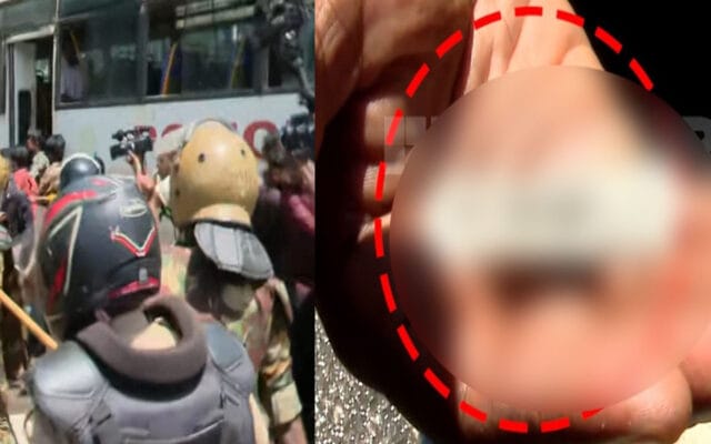 സെക്രട്ടറിയേറ്റ് മാർച്ചിൽ ‘ബ്ലേഡ്’ പ്രയോഗം; പോലീസും എസ്എഫ്ഐയും പരസ്പരം പഴിചാരുന്നു, സിസിടിവി ദൃശ്യങ്ങൾ പരിശോധിക്കും