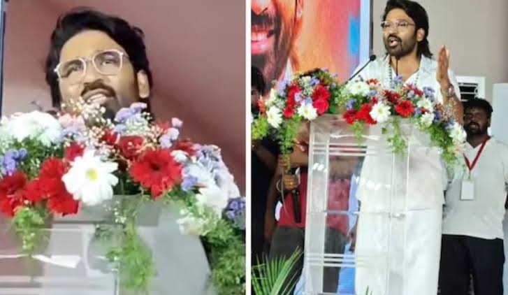 വിജയ്ക്ക് പിന്നാലെ ധനുഷും! രാഷ്ട്രീയ പ്രവേശന അഭ്യൂഹങ്ങൾക്ക് വഴിവെച്ച് നടൻ ധനുഷിന്റെ പ്രസംഗം; ആരാധകരോട് സാമൂഹിക സേവനത്തിന് ആഹ്വാനം