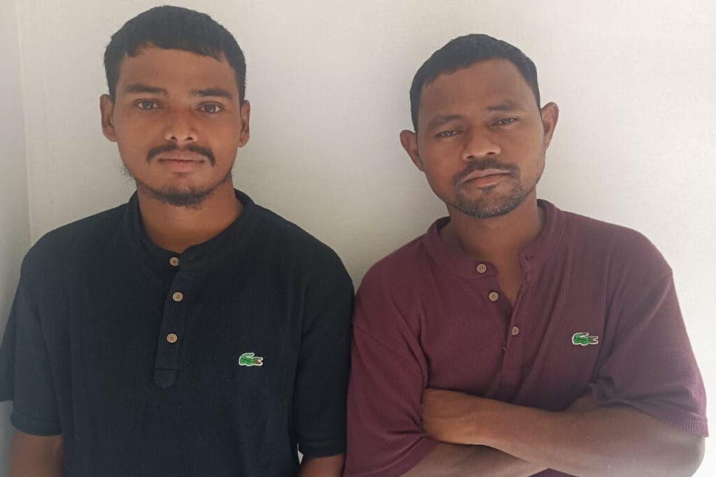 കൊല്ലപ്പെട്ട ഫിലിപ്പും സഹോദരി ഭർത്താവ്  രമേശനും 
