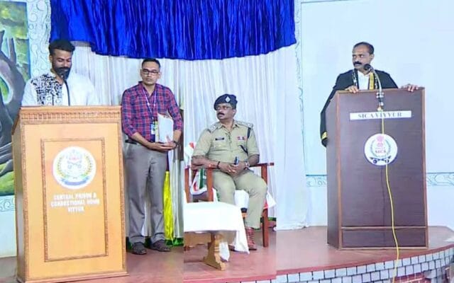 കാപ്പ തടവുകാരനായ ബിജെപി കൗൺസിലർ ജയിലിൽ സത്യപ്രതിജ്ഞ ചെയ്തു