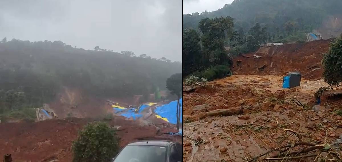 വീണ്ടും വയനാട് ഞെട്ടലിൽ….തുരങ്കപാത നിർമ്മാണ മേഖലയിലെ  വൻ മണ്ണിടിച്ചിലിൽ  തൊഴിലാളികളുടെ ബസും ഷെഡും മണ്ണടിയിൽ; വീണ്ടും മണ്ണിടിയാൻ സാധ്യതയെന്ന് നാട്ടുകാർ ; രക്ഷാപ്രവർത്തനം തുടരുന്നു