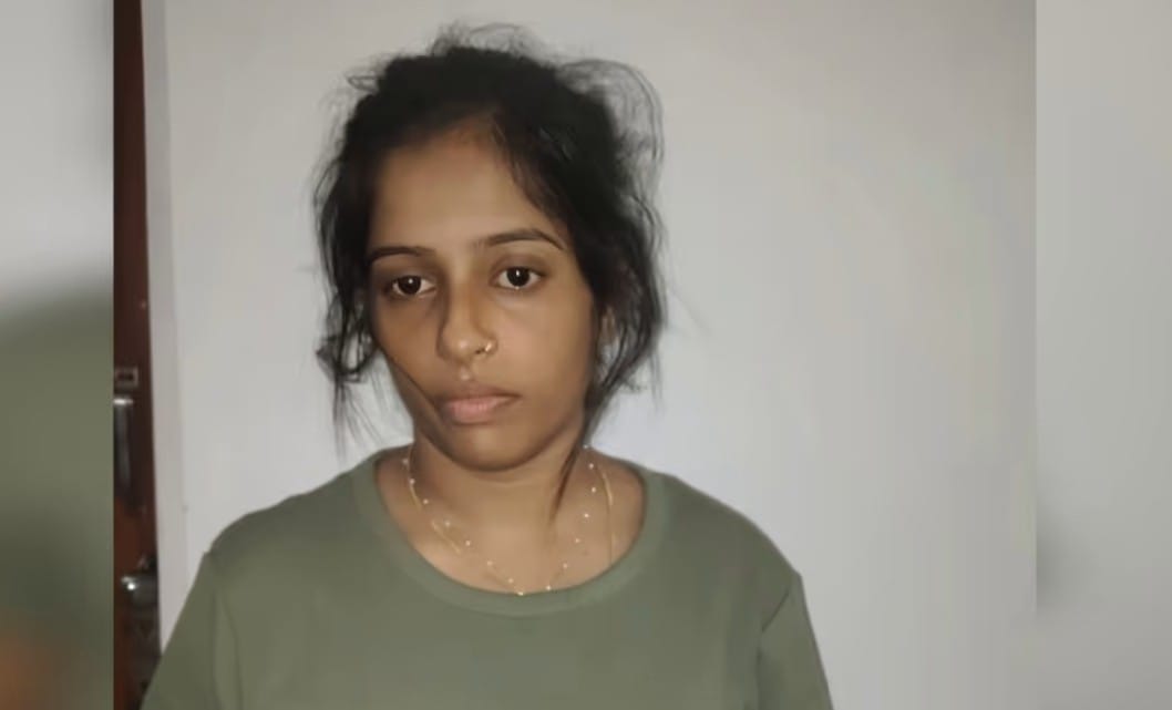 വടകര എം.ഡി.എം.എ കേസ് പ്രതി കീർത്തനയ്ക്ക് പൊലീസ് സ്റ്റേഷന് മുന്നിൽ കുത്തേറ്റു