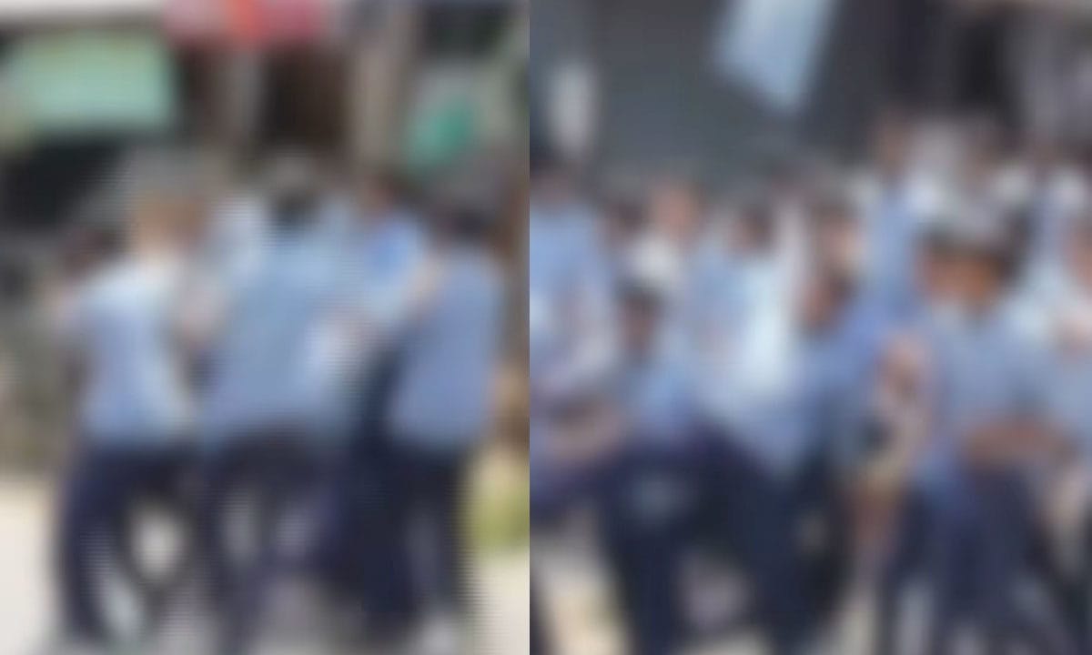 റീൽസ് ചിത്രീകരണത്തെച്ചൊല്ലി തർക്കം: വെള്ളിയൂരിൽ സ്കൂൾ വിദ്യാർഥികൾ നടുറോഡിൽ ഏറ്റുമുട്ടി