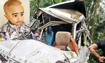 ട്രാവലർ നിയന്ത്രണംവിട്ട് മറിഞ്ഞ് അപകടം: 11 മാസം പ്രായമുള്ള കുഞ്ഞ് മരിച്ചു