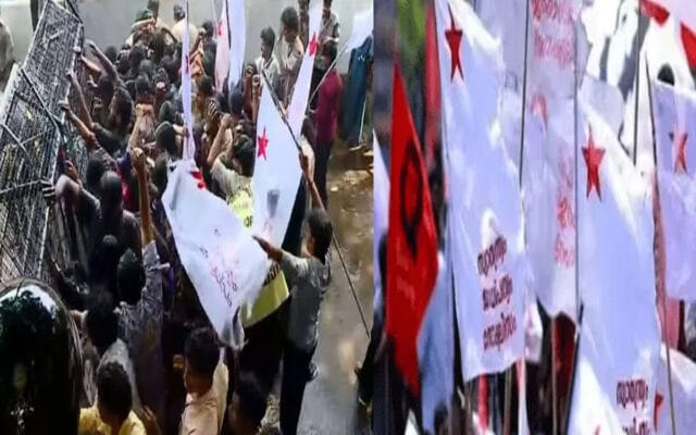 സംസ്ഥാനവ്യാപകമായി ഡിവൈഎഫ്ഐ – എസ്എഫ്ഐ പ്രതിഷേധം: പലയിടത്തും സംഘർഷം, പോലീസ് ജലപീരങ്കി പ്രയോഗിച്ചു
